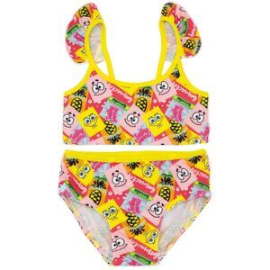 SpongeBob SquarePants Girls Faces Bikini / Yellow/Pink